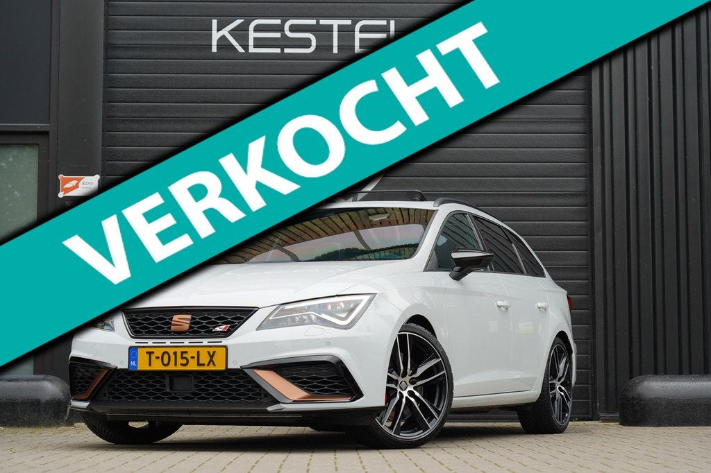 Seat Leon Cupra ST 300 2.0 TSI CUPRA 300 PANO/BEATS/LED/CARB, Auto's, 15 km/l, Gebruikt, 4 cilinders, 1984 cc