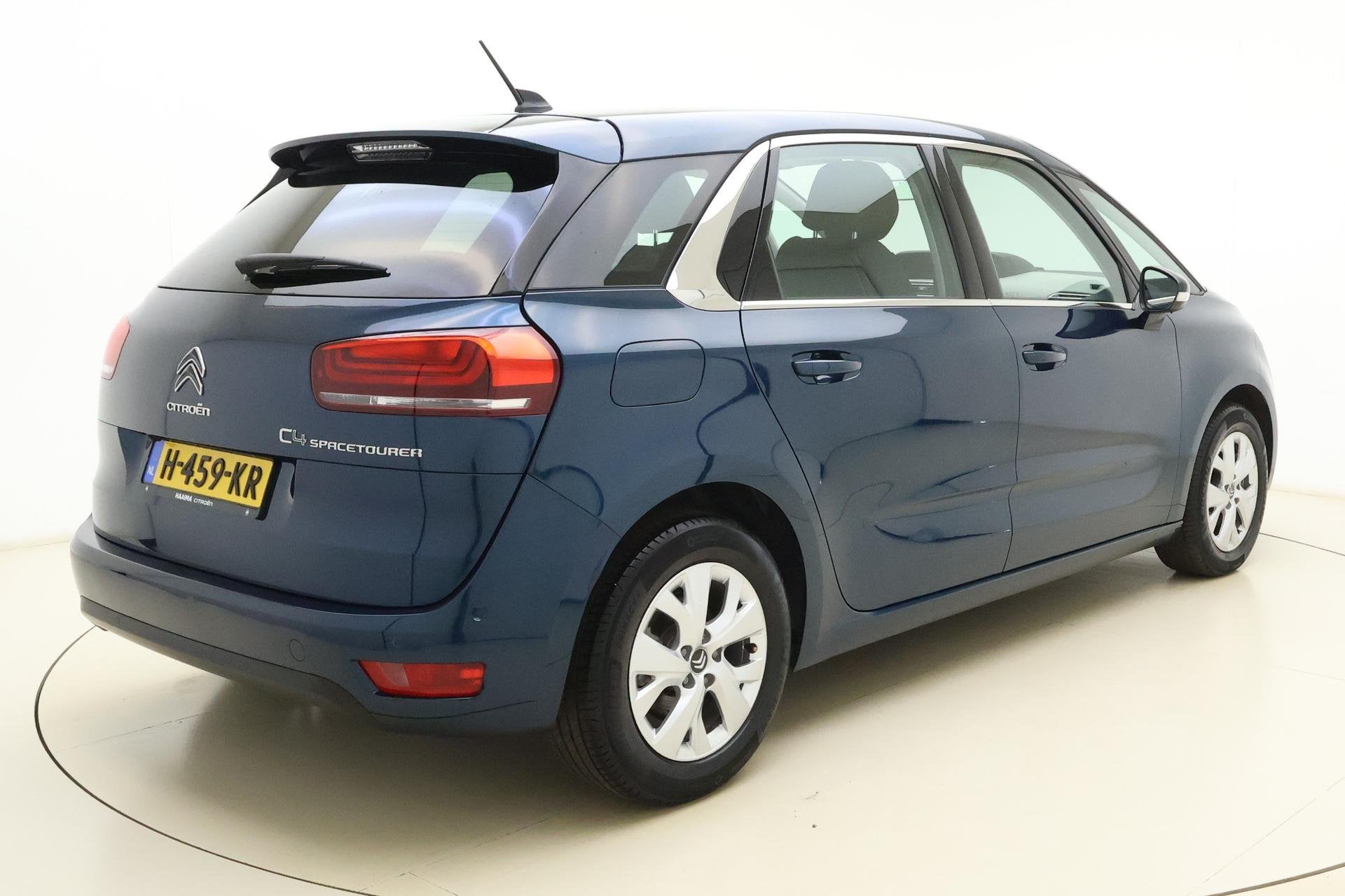 Citroen C4 SpaceTourer 1.2T Business | 130PK | Automaat | El, Auto's, Stof, Gebruikt, Blauw, Origineel Nederlands