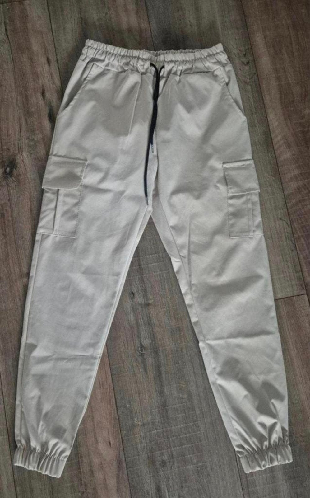 Beige Chino Heren - Comfortabele Cargo Broek Maat M, Kleding | Heren, Broeken en Pantalons, Onbekend, Maat 48/50 (M), Beige, Ophalen of Verzenden