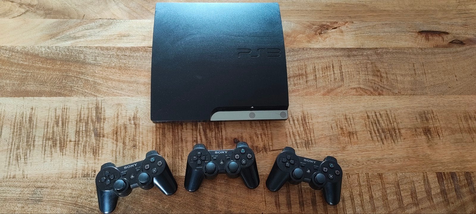 PlayStation 3 Slim 160GB + 3 Originele Sony Controllers + 13, Verzenden, Met 2 controllers, Slim