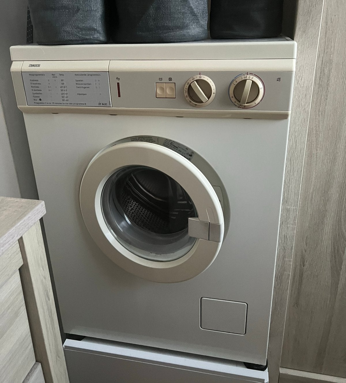 Zanussi wasmachine, Minder dan 85 cm, 4 tot 6 kg, Bovenlader, Ophalen of Verzenden