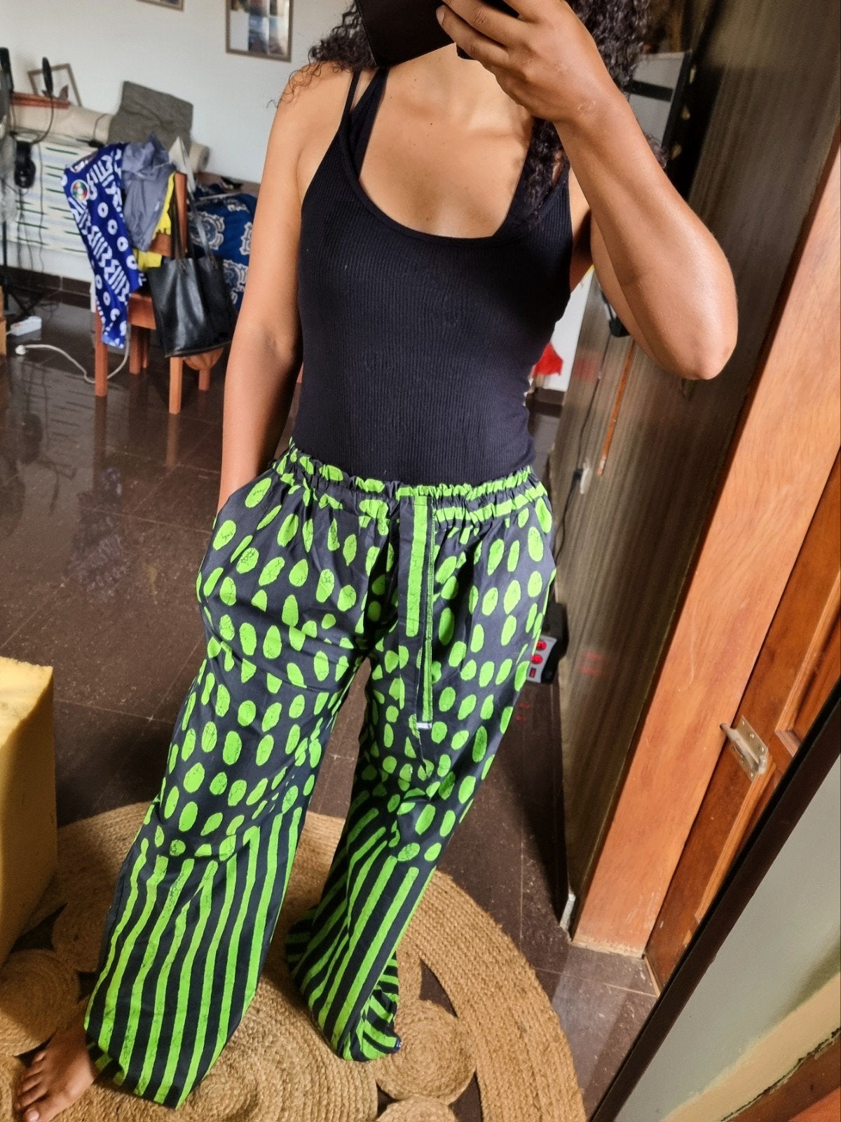 Afrikaanse print broek, Kleding | Dames, Ophalen of Verzenden, Nieuw, Maat 46/48 (XL) of groter, Lang