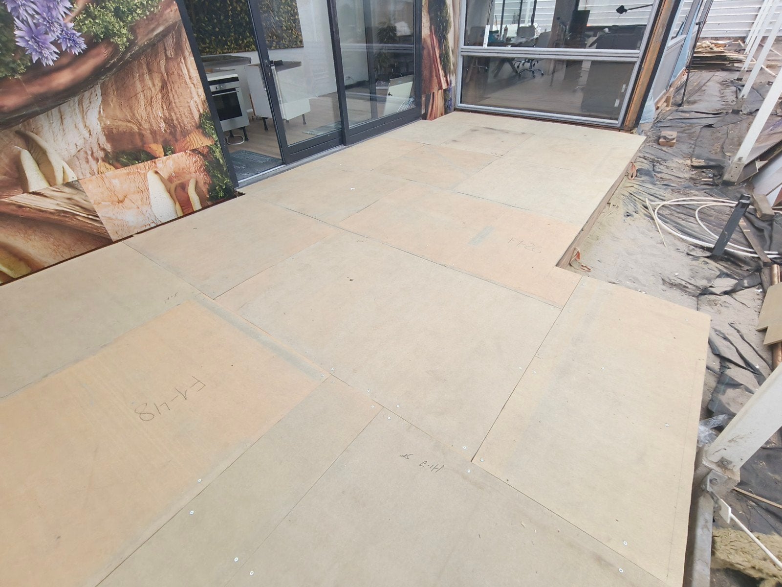 Pallets vochtwerend MDF 12mm - Kleine stukken, Doe-het-zelf en Verbouw, Gebruikt, Minder dan 25 mm, Overige typen, Ophalen of Verzenden