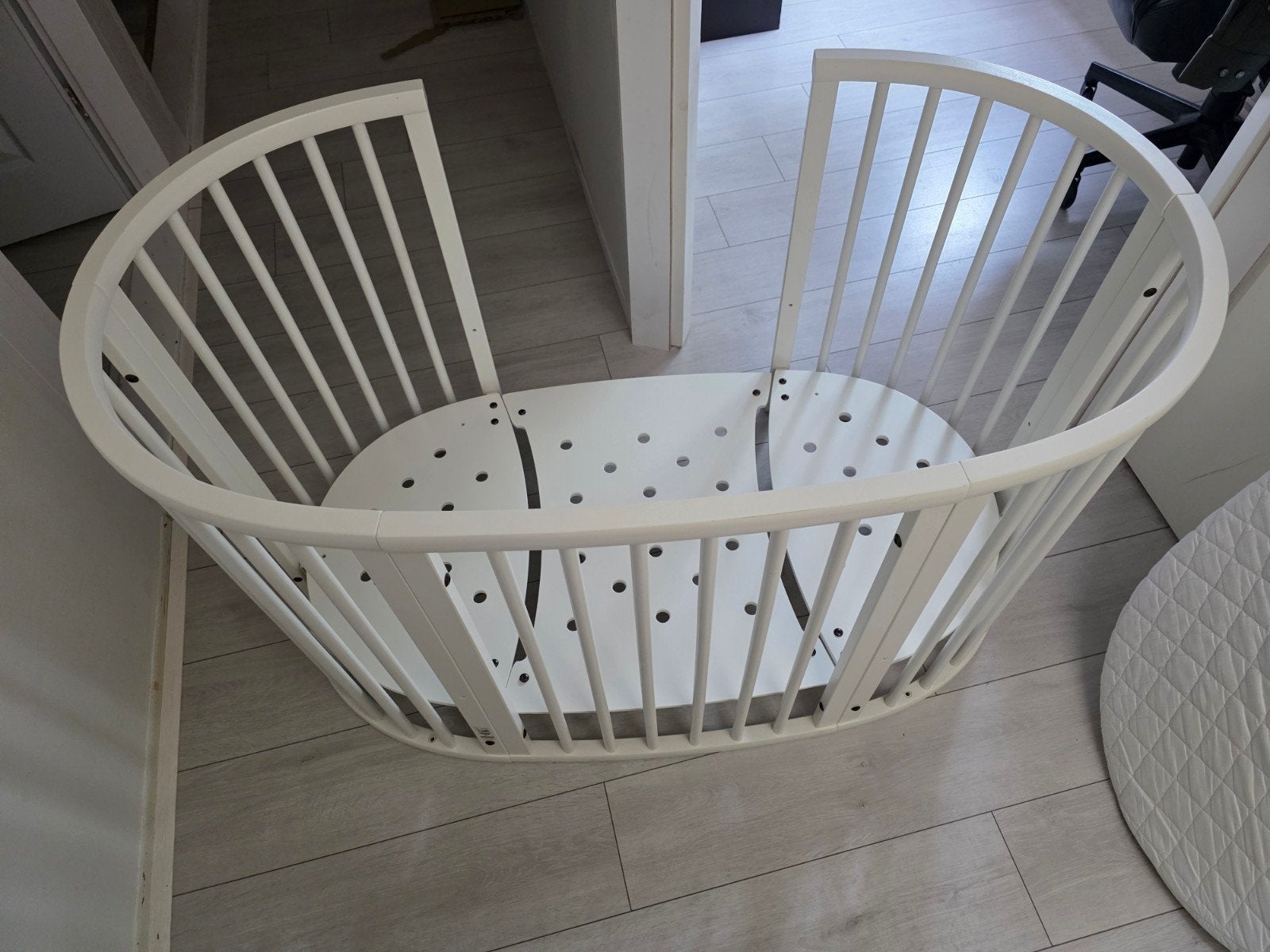 Stokke Sleepi complete set Wit, Ophalen, Zo goed als nieuw, Ledikant