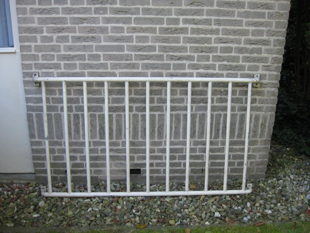 ijzeren hek, Ophalen, Gebruikt, IJzer, Spijlenhekwerk