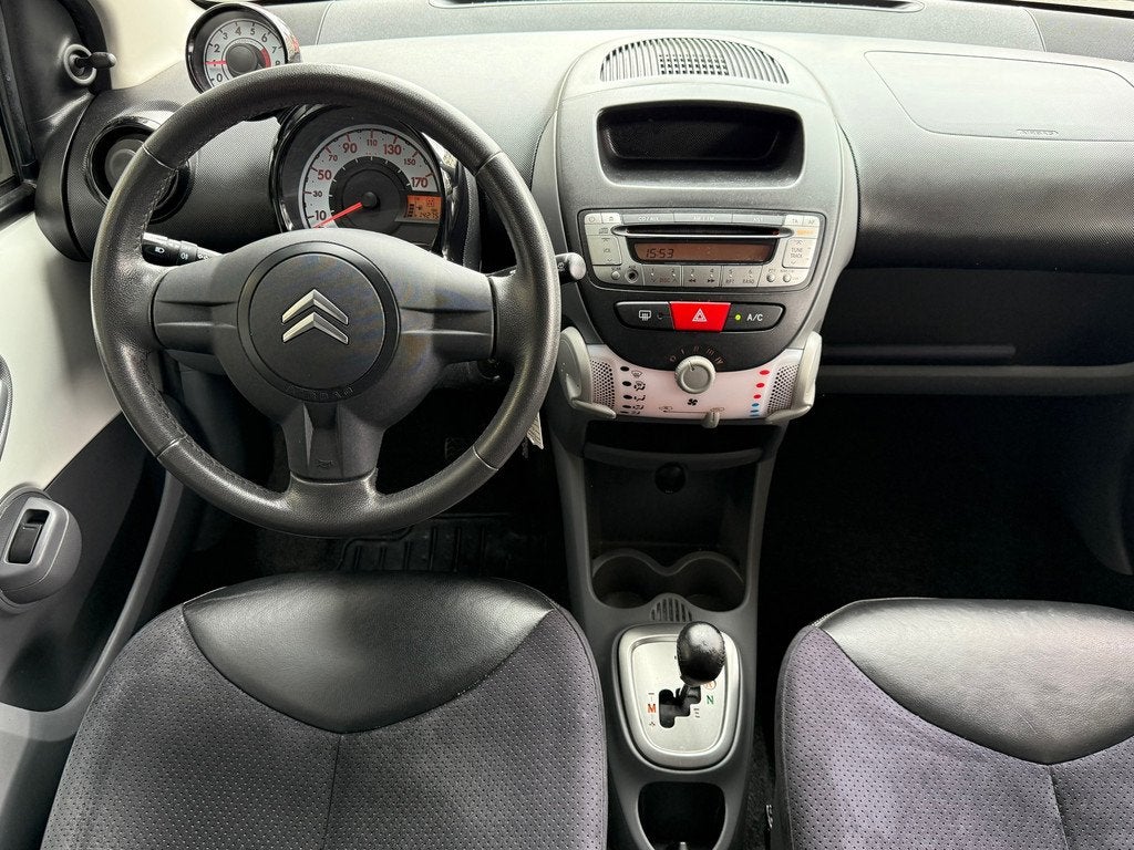 Citroen C1 1.0-12V Exclusive AUTOMAAT | AIRCO | ALCANTARA |, Euro 5, Gebruikt, Zwart, 4 stoelen