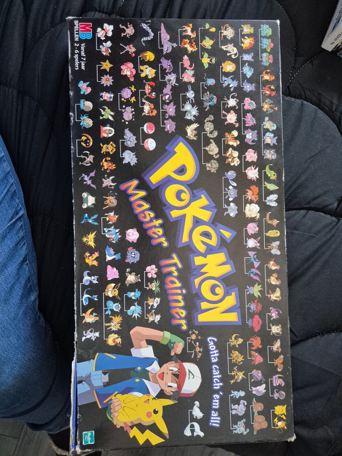 Vintage Pokémon Master Trainer bordspel MB 1999 - Compleet