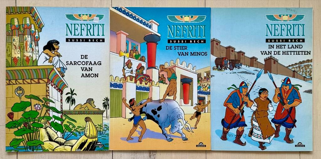 Nefriti stripboeken - De Sarcofaag, De Stier, Het Land, Meerdere stripboeken, Ophalen of Verzenden, Zo goed als nieuw