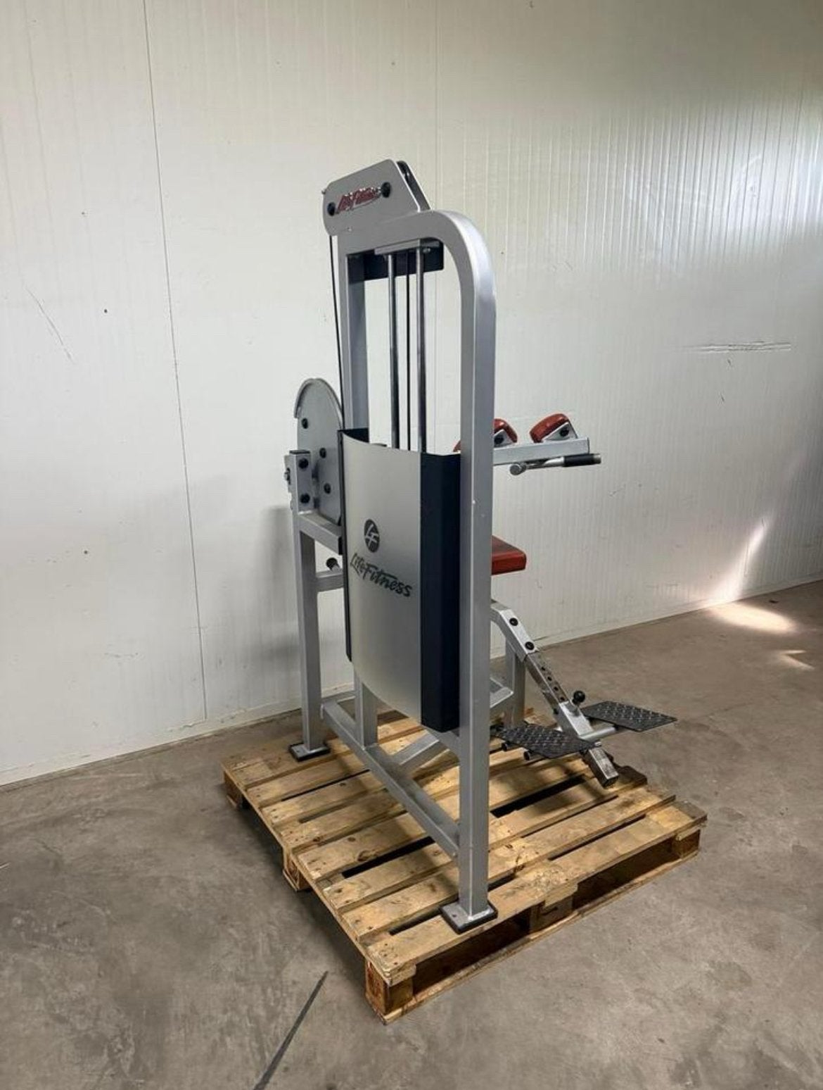 Life Fitness abdominal crunch / ab machine / abs / ab, Sport en Fitness, Ophalen, Benen, Gebruikt, -