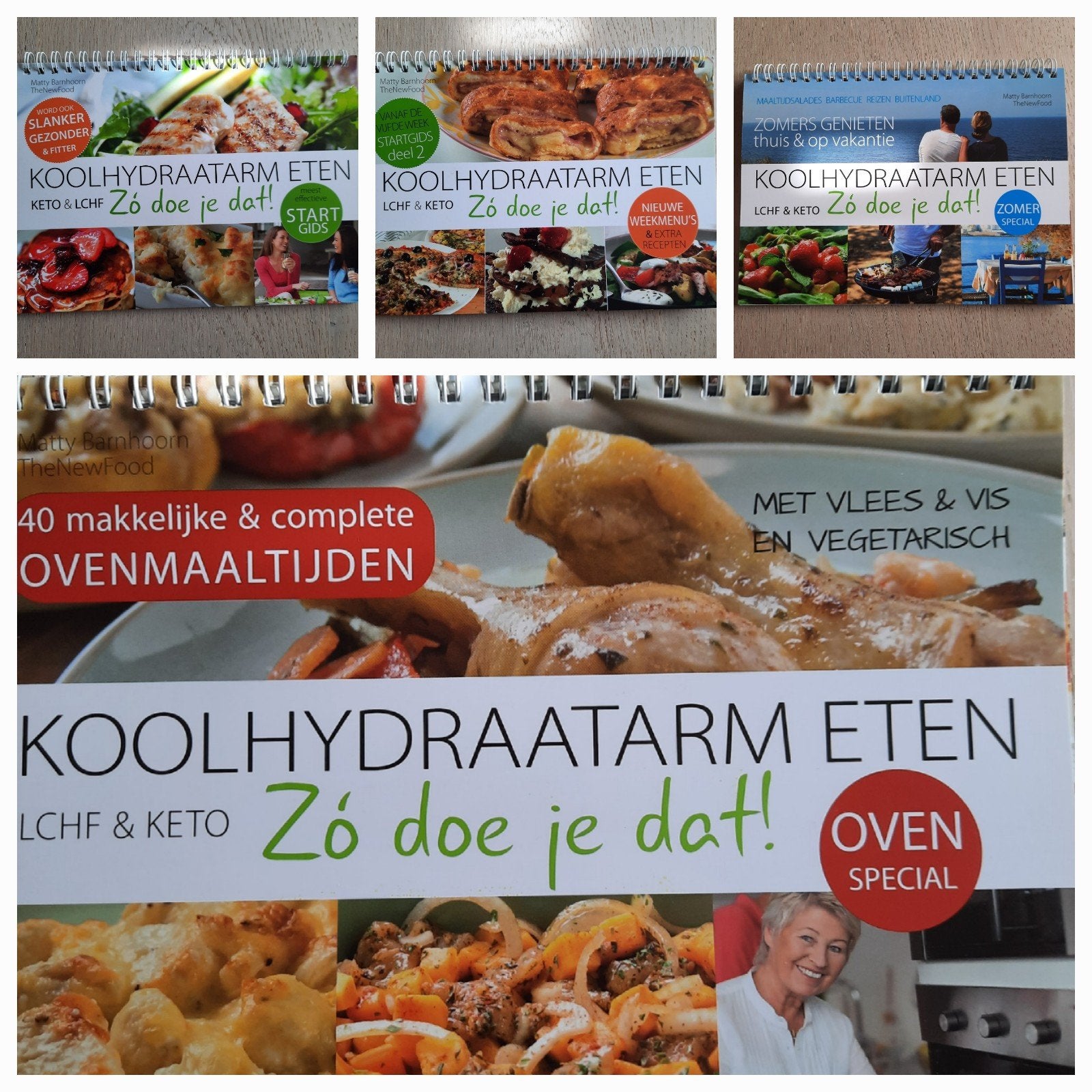 4x Koolhydraatarm eten, zo doe je dat! - Matty Barnhoorn

-, Ophalen of Verzenden, Zo goed als nieuw, Gezond koken