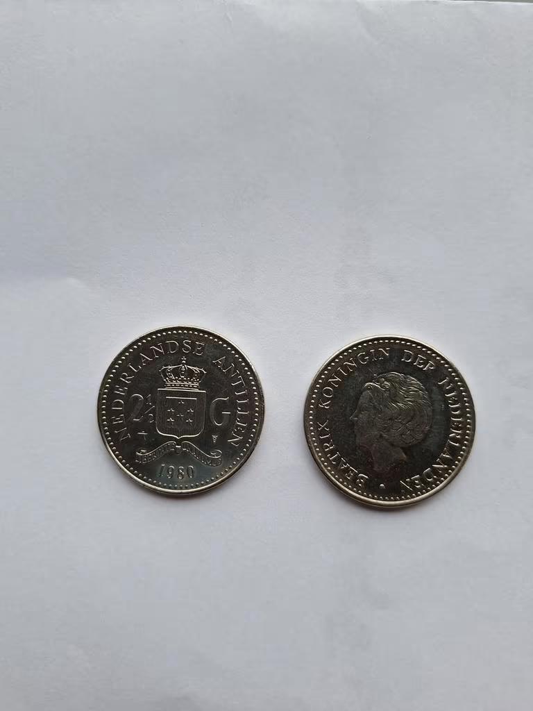2,5 Gulden 1980 - Nieuwstaat - Nieuw in de zak - 600 stuks, Postzegels en Munten, Munten | Nederland, Verzenden, Koningin Juliana