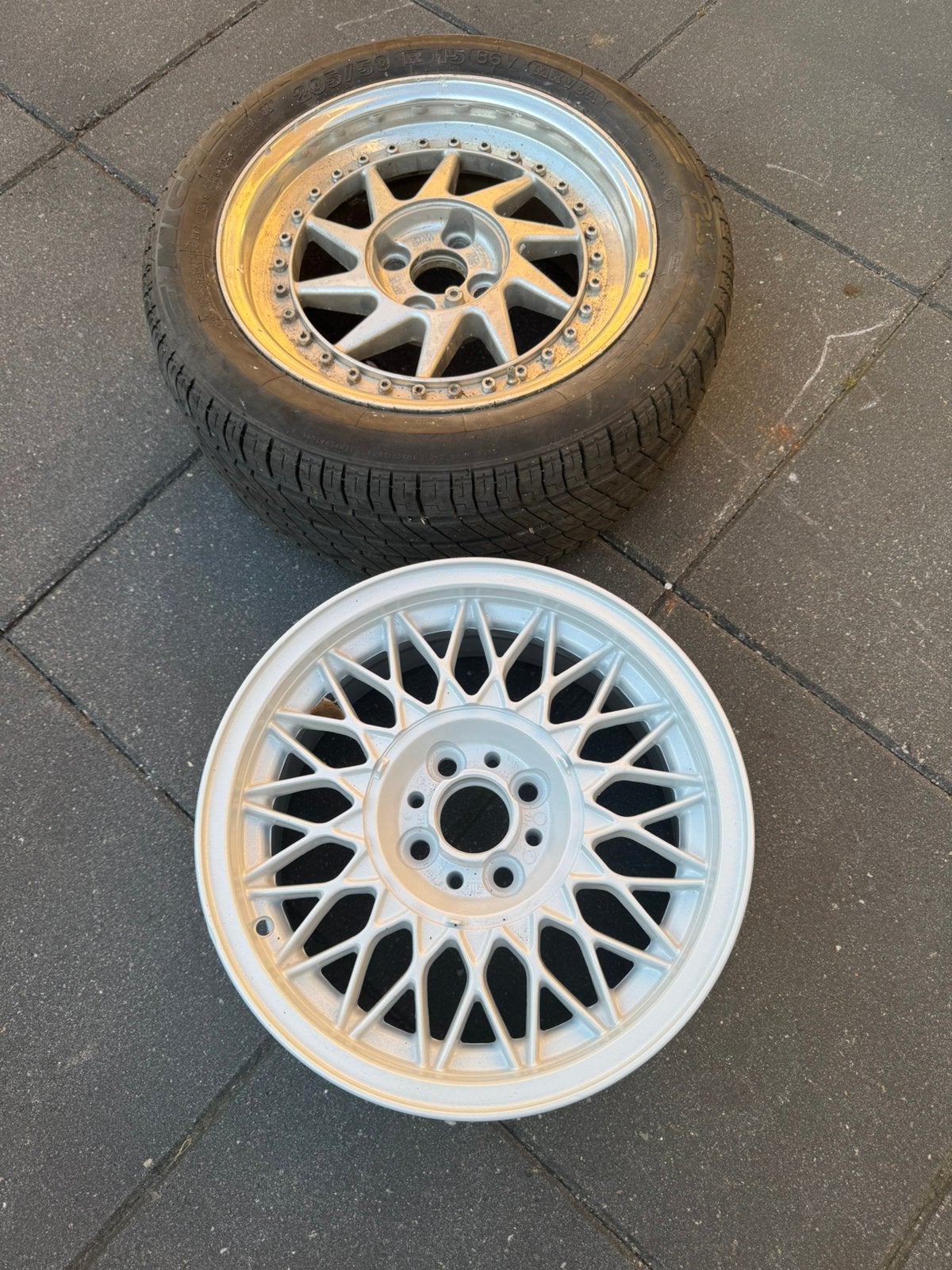 BMW e30 BBS velg 15 inch 4x100 en oz racing 15 inch 2 delig, Ophalen, 15 inch, 195 mm, Zomerbanden
