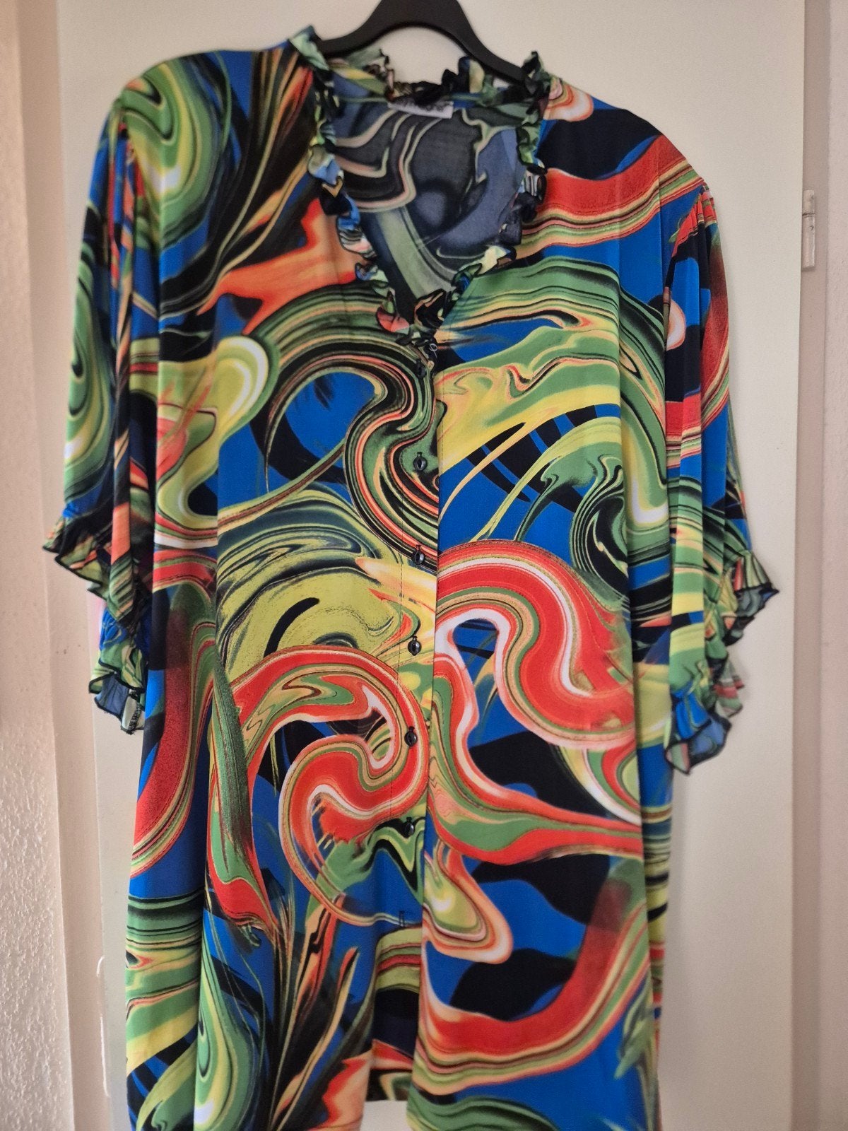 Magna kleurrijke blouse/tuniek, zo goed als nieuw, Kleding | Dames, Magna, Ophalen of Verzenden, Zo goed als nieuw, Blouse of Tuniek