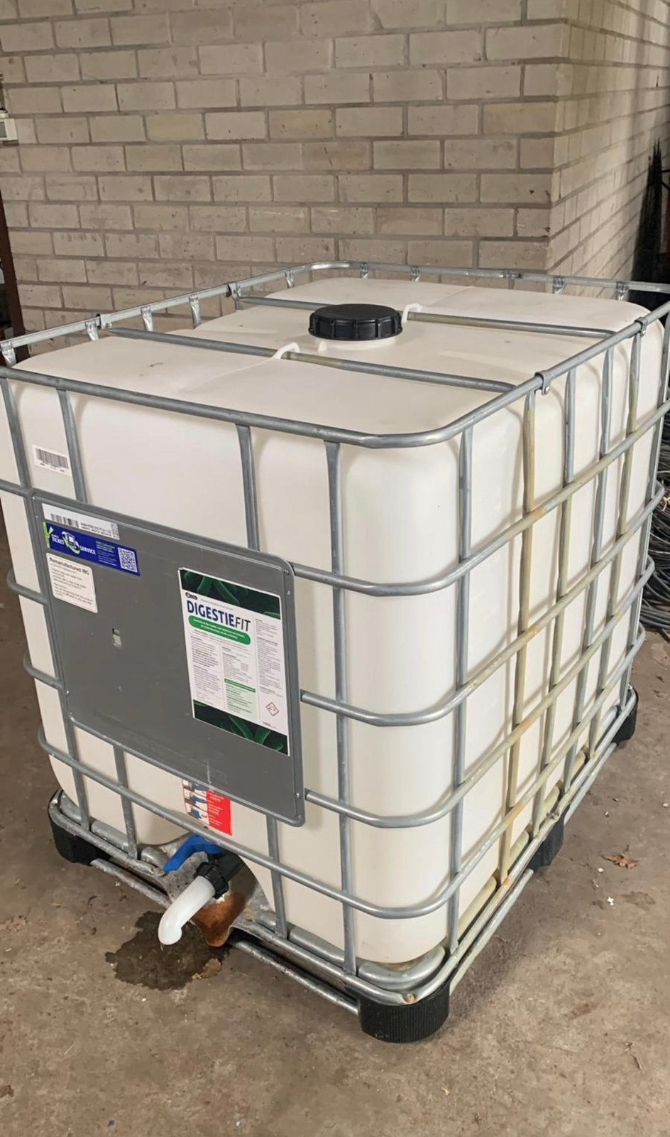 Ibc, Tuin en Terras, Regentonnen, 150 liter of meer, Ophalen of Verzenden, Zo goed als nieuw