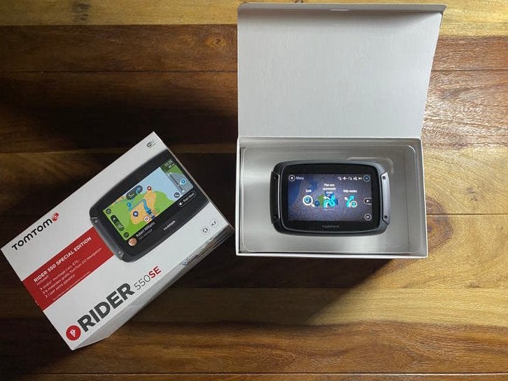 TomTom Rider 550 SE - Compleet om zo te monteren., Ophalen of Verzenden, Gebruikt