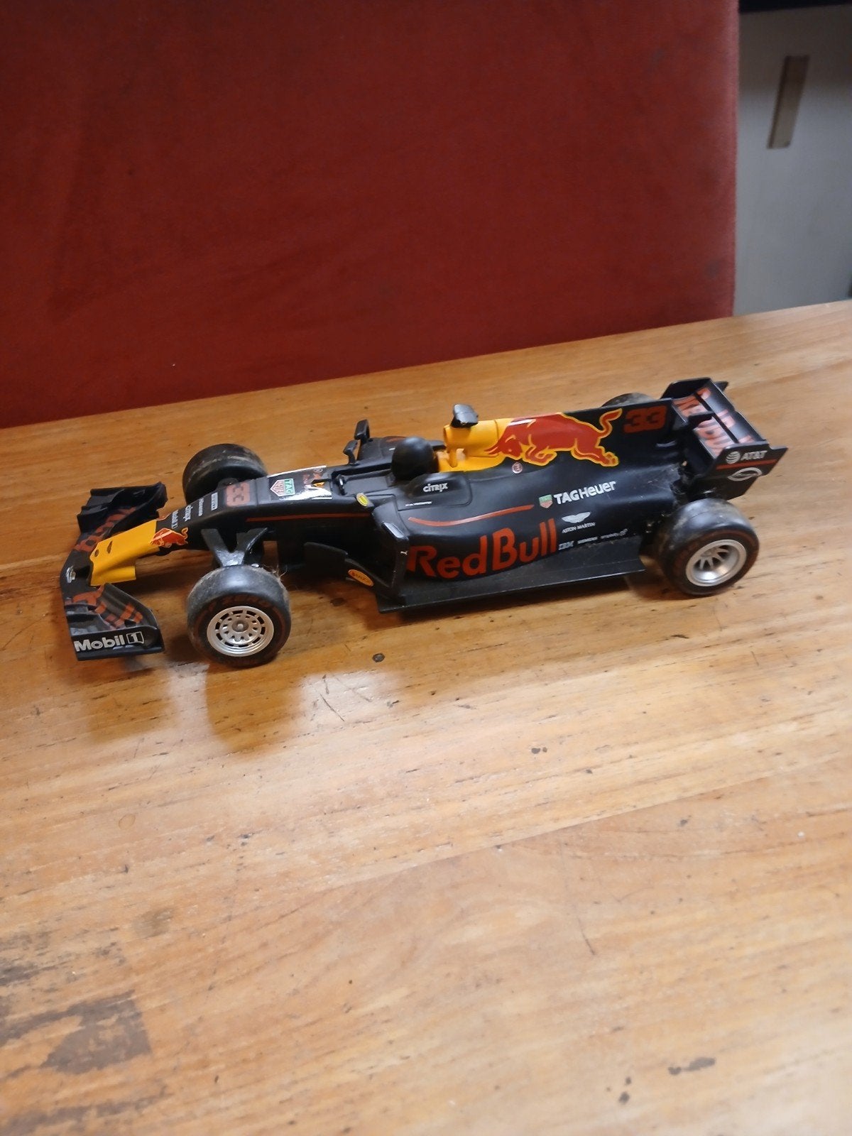 F1 auto Max Verstappen Red Bull Racing 22 cm, Red Bull Racing, Gebruikt, Auto, Onbekend