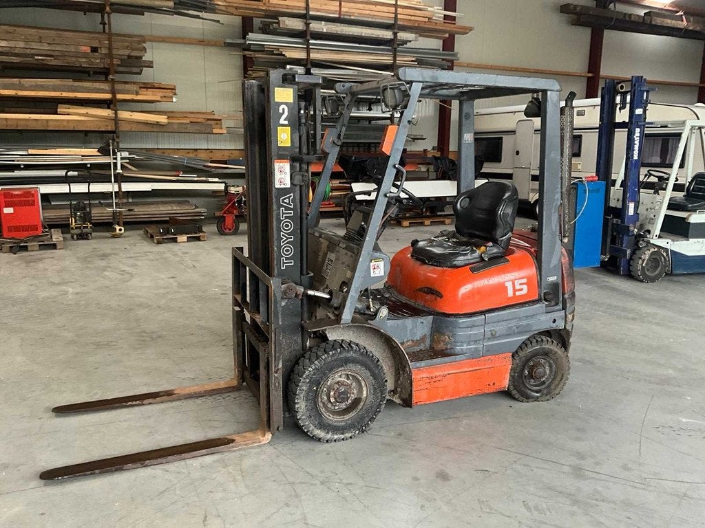 Toyota 02-6FD15 Vorkheftruck, Zakelijke goederen, Machines en Bouw | Heftrucks en Intern transport, Diesel, Heftruck, Toyota