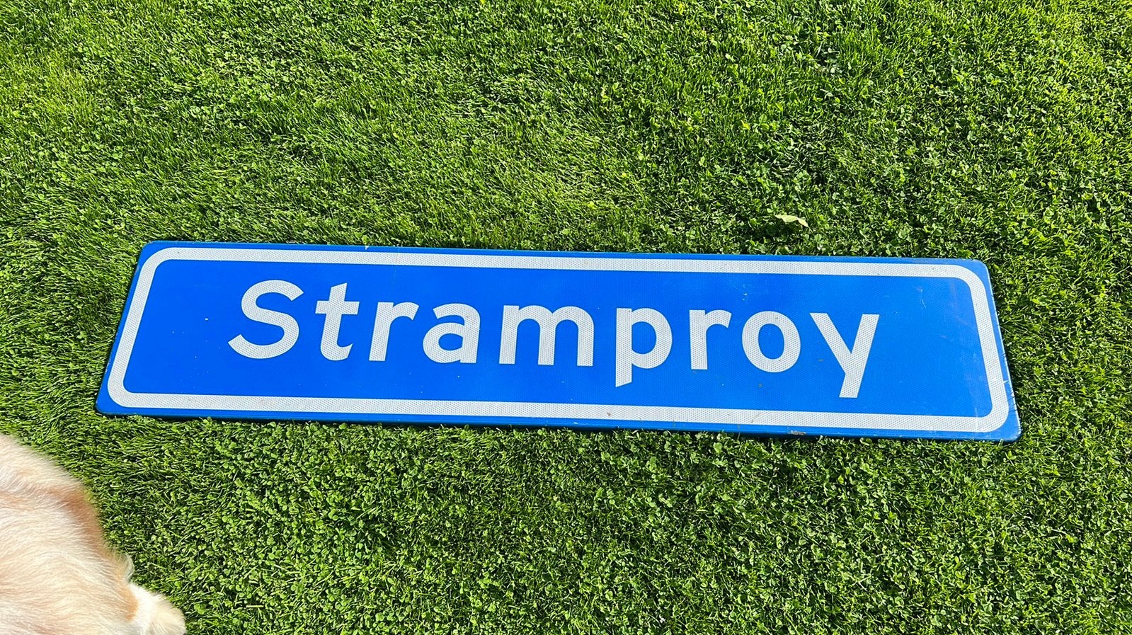 Origineel bord van Stramproy - Agimi Tegelen, Antiek en Kunst, Antiek | Overige Antiek, Ophalen