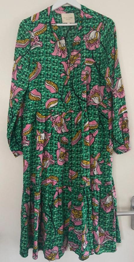 Lollys Laundry jurk met bloemenprint - Maat S, Kleding | Dames, Ophalen of Verzenden, Zo goed als nieuw, Maat 36 (S), Onder de knie