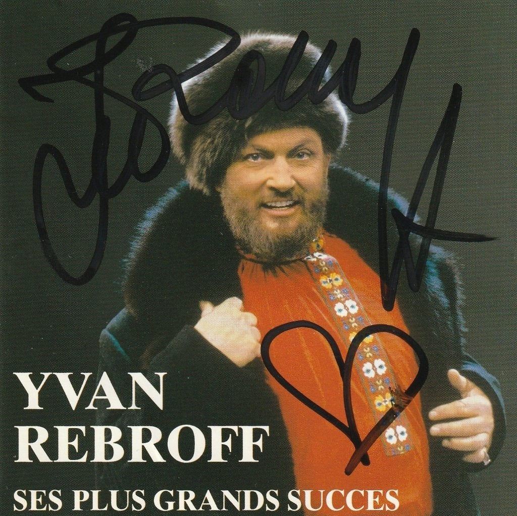 Yvan Rebroff - Ses plus Grands Succes - CD Gesigneerd, Pop, Ophalen of Verzenden, Zo goed als nieuw, Gesigneerd