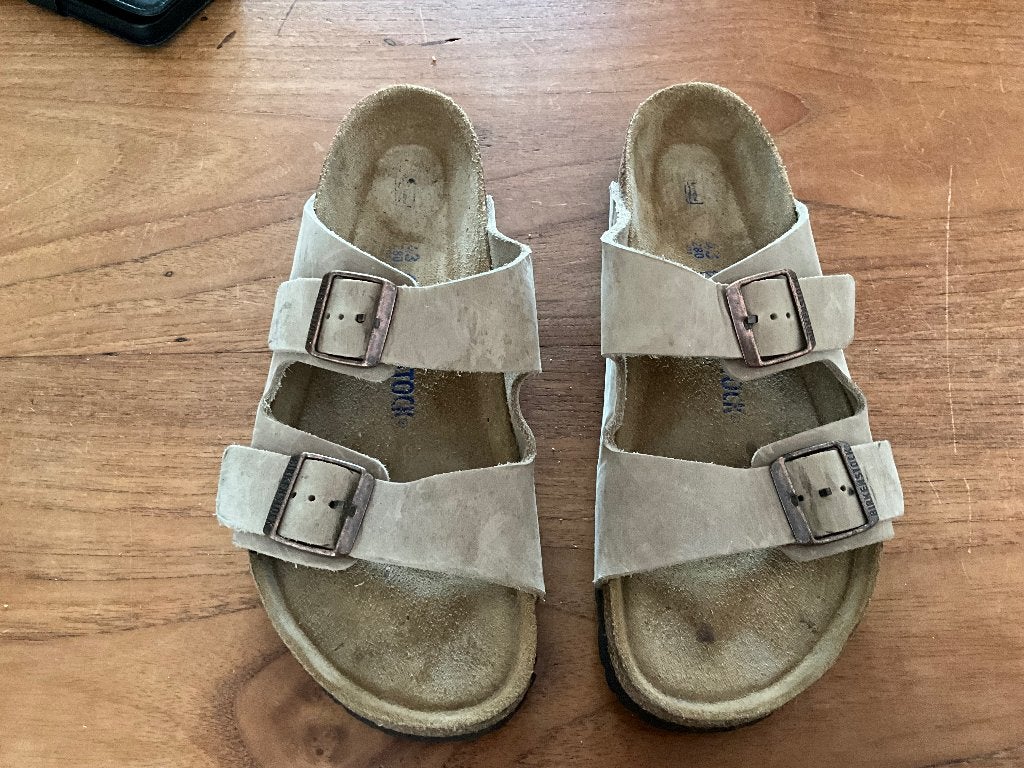 Birkenstock mt 43, Sandalen, Overige kleuren, Ophalen of Verzenden, Gedragen