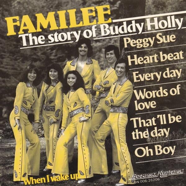 Familee - The Story of Buddy Holly (Single), Fotohoes, Ophalen of Verzenden, Gebruikt, Pop