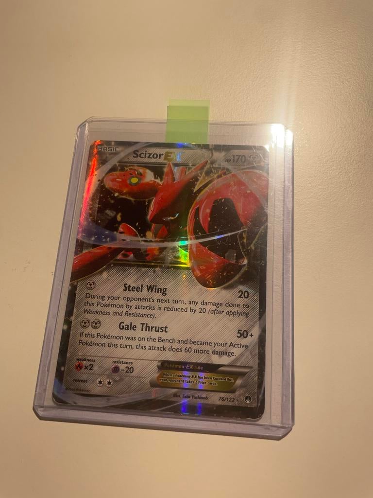 Pokémon Scizor EX kaart, Ophalen of Verzenden, Nieuw, Losse kaart, Foil