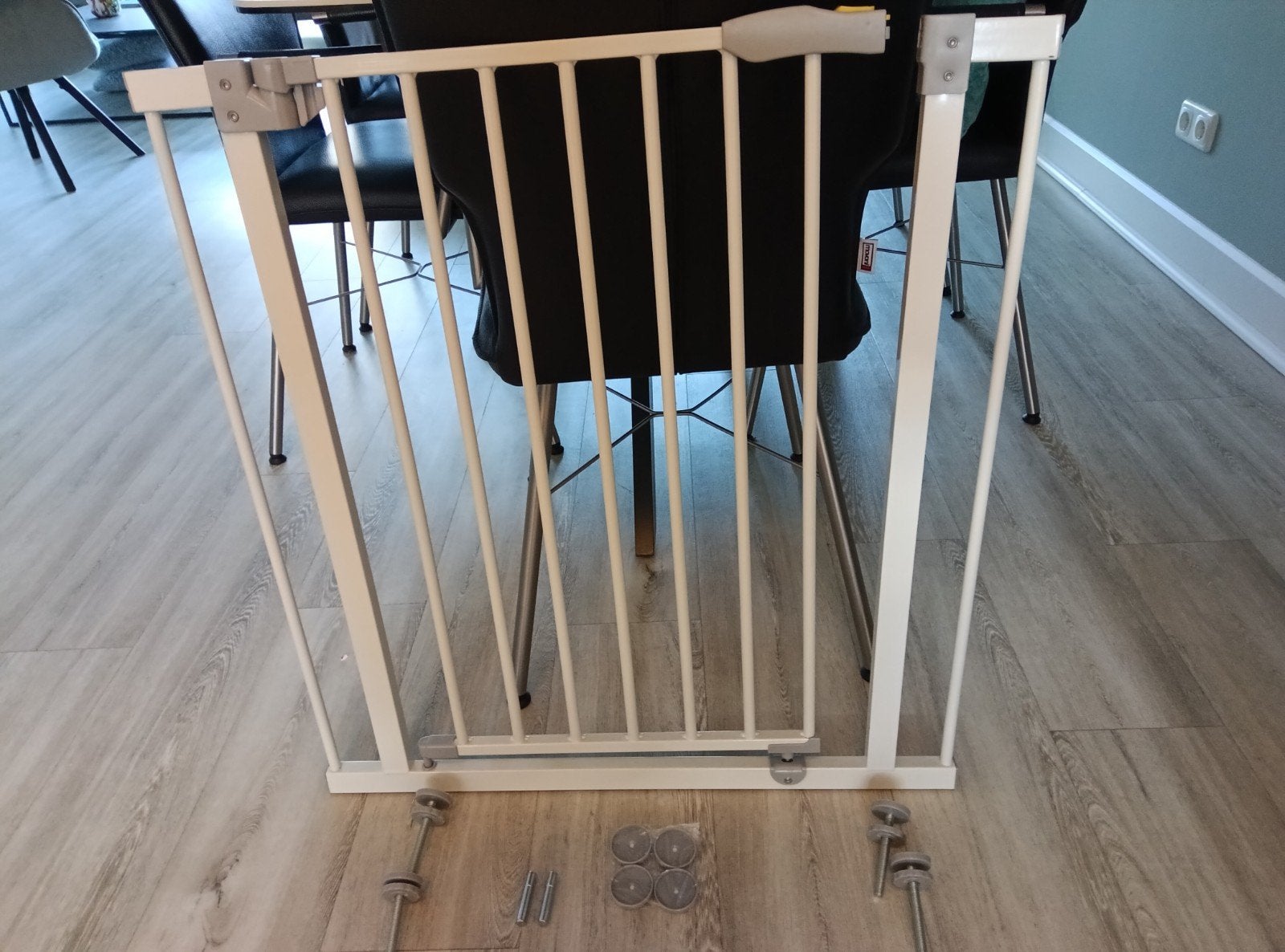 Hauck Open'n Stop Safety Gate met uitbreidingen, Kinderen en Baby's, Ophalen of Verzenden, Zo goed als nieuw, Metaal of IJzer
