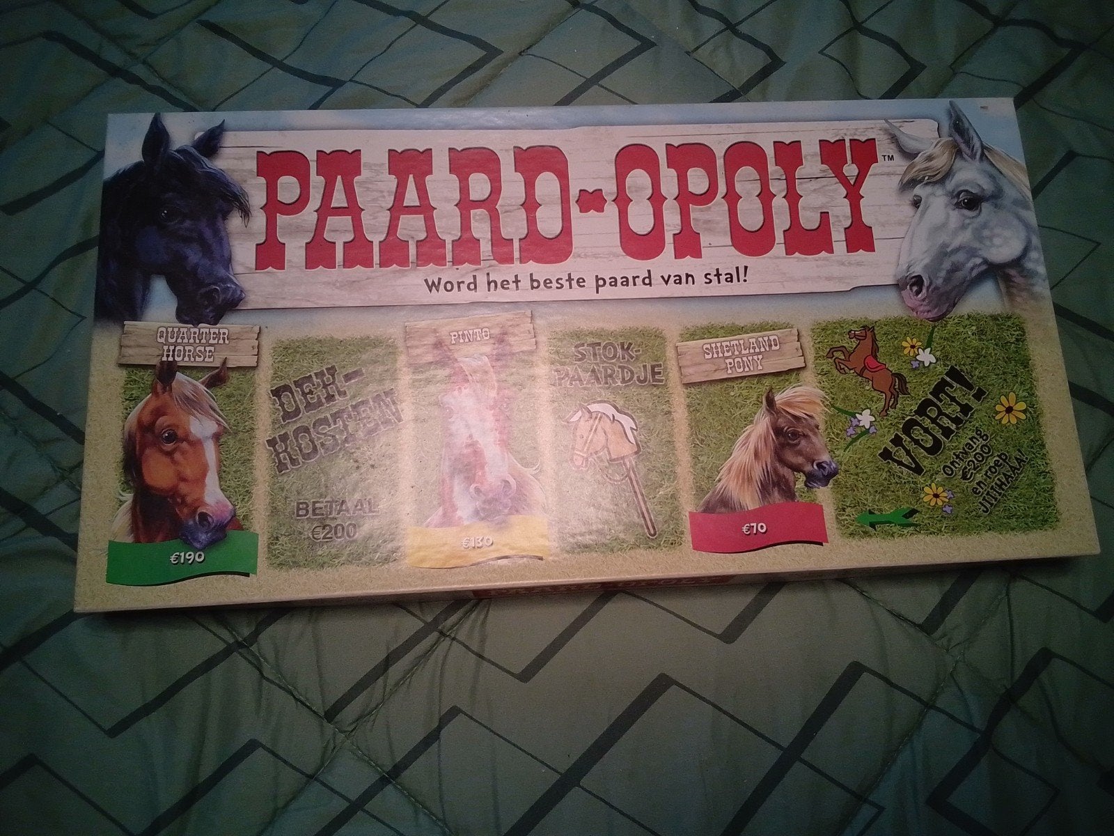 Paard-opoly Bordspel - Word het beste paard van stal!, Drie of vier spelers, Ophalen of Verzenden, Gebruikt, Onbekend
