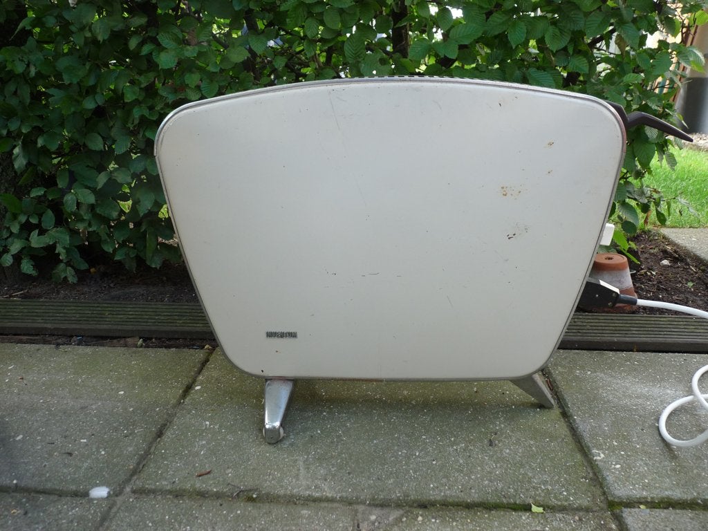 Inventum vintage elektrische radiator kachel Willem Rietveld, Doe-het-zelf en Verbouw, Verwarming en Radiatoren, Ophalen, 30 tot 80 cm