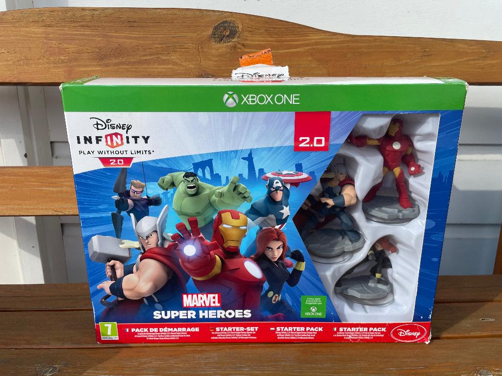 Disney Infinity 2.0 Marvel Super Heroes Starter Pack Xbox, Ophalen of Verzenden, Overige figuren, Nieuw, Beeldje of Figuurtje