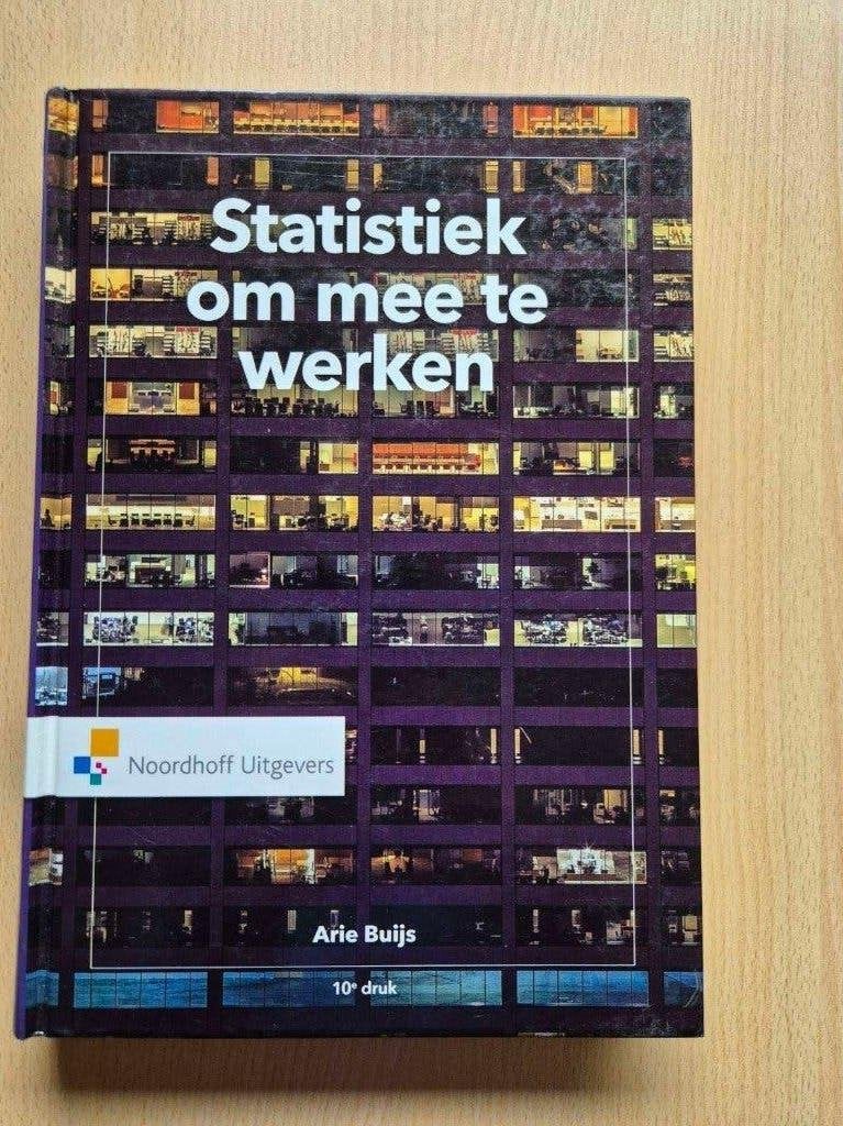 Statistiek om mee te werken | 9789001877170, Boeken, Studieboeken en Cursussen, Zo goed als nieuw, HBO, Beta, Ophalen