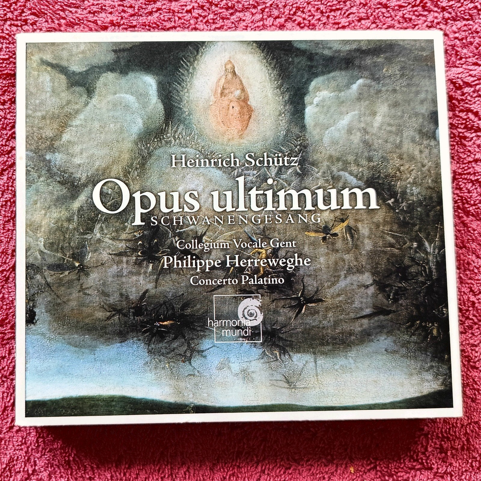 Schütz - Opus Ultimum - Schwanengesang - Herreweghe - 2cd, Gebruikt, Met libretto, Vocaal, Middeleeuwen en Renaissance
