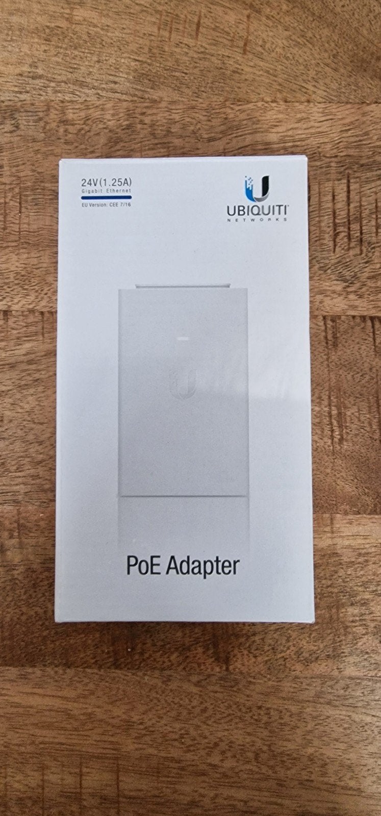 Ubiquiti PoE Adapter 24V (1.25A) Gigabit Ethernet, Ophalen of Verzenden, Nieuw