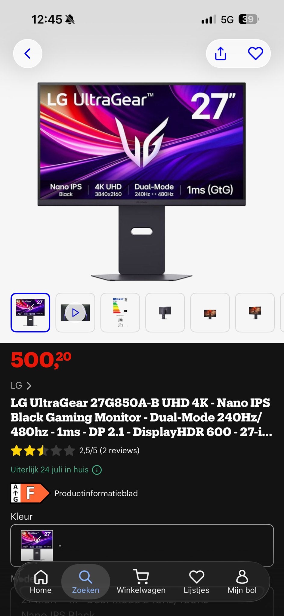 4K Gaming Monitor 240/480Hz - Perfect voor PlayStation/PC, IPS, Nieuw, Minder dan 1 ms, Ultra HD (4K)