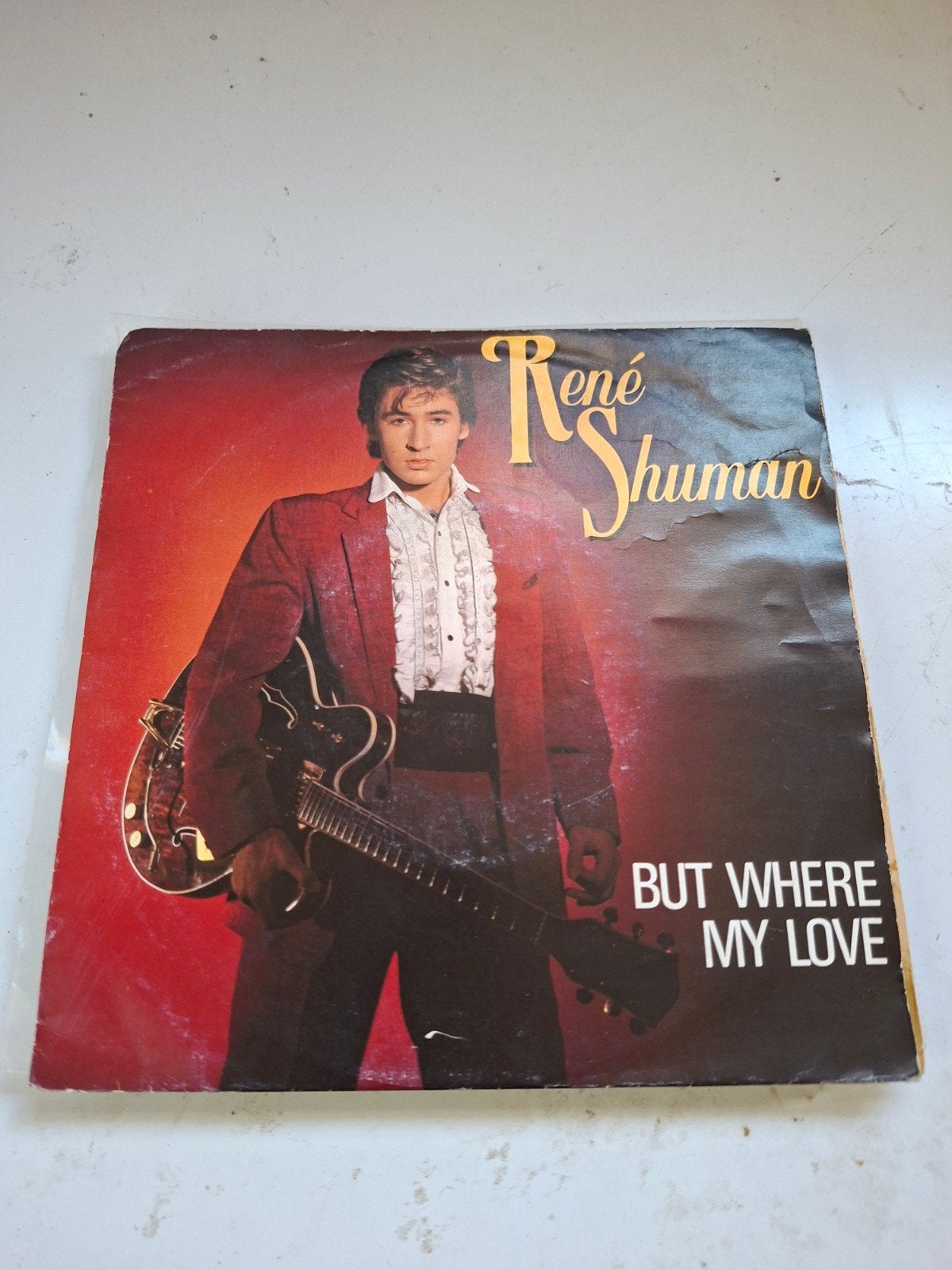René Shuman - But Where My Love (Vinyl Single), Gebruikt, 7 inch, Ophalen of Verzenden, Pop
