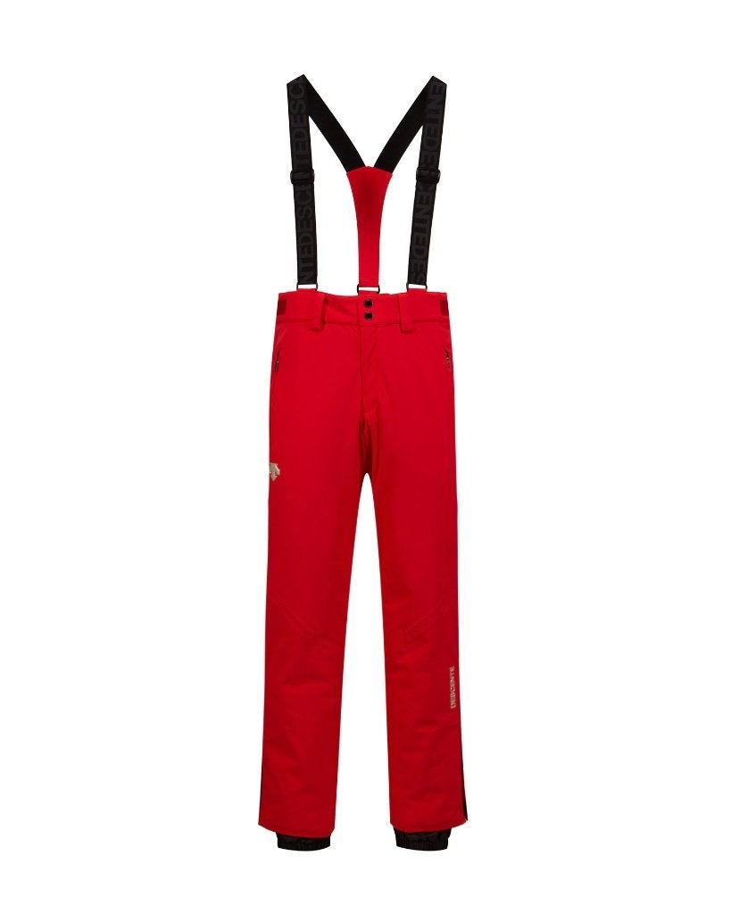 Descente Swiss Skibroek Heren – Elektrisch Rood, Broek, Maat 52/54 (L), Ophalen of Verzenden, Zo goed als nieuw