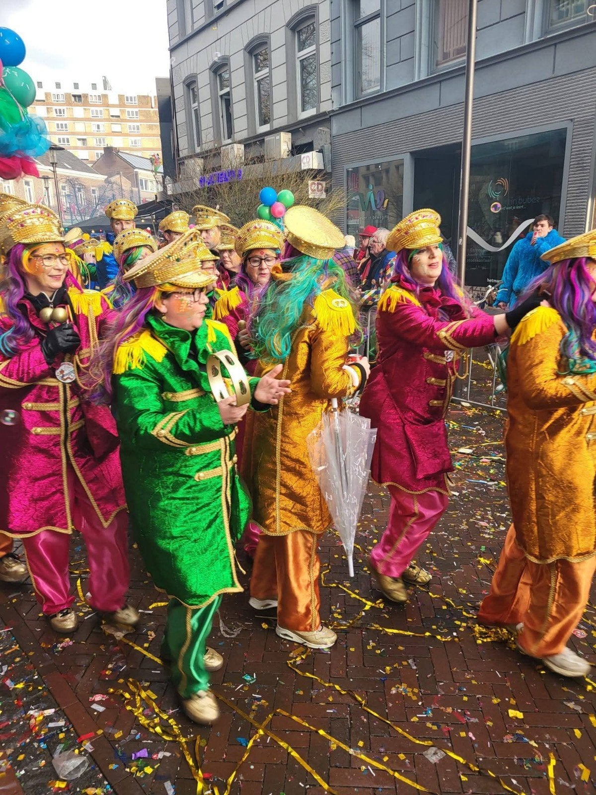 Carnavalspak "Beatles Sgt Pepper", Ophalen of Verzenden, Zo goed als nieuw, Maat 46/48 (XL) of groter, Carnaval