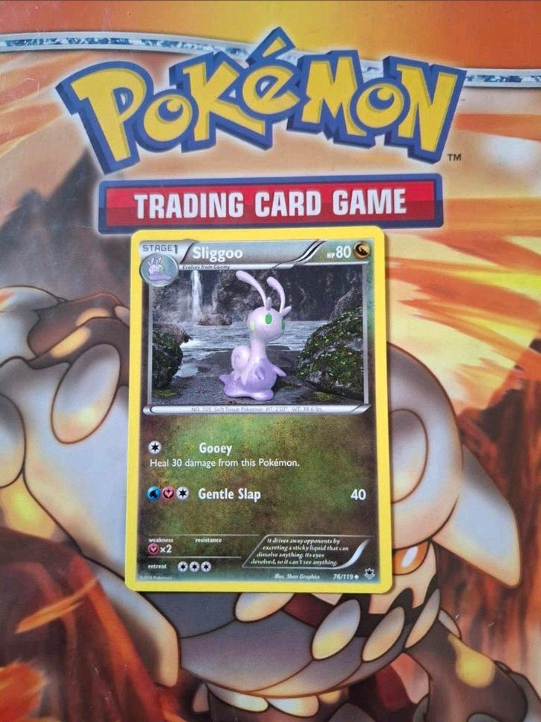 Sliggoo 76/119 XY Phantom Forces pokemon kaart nm, Ophalen of Verzenden, Zo goed als nieuw, Losse kaart
