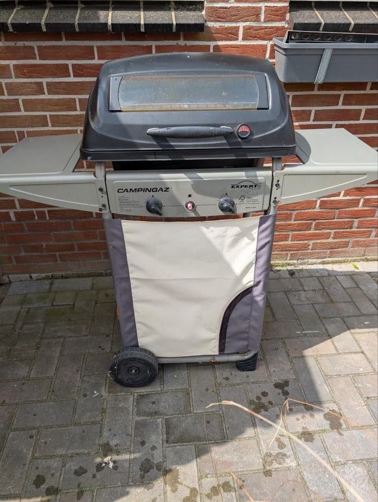 Campingaz Expert 2 Plus gasbarbecue met zijtafels, Ophalen, Gebruikt, Campingaz