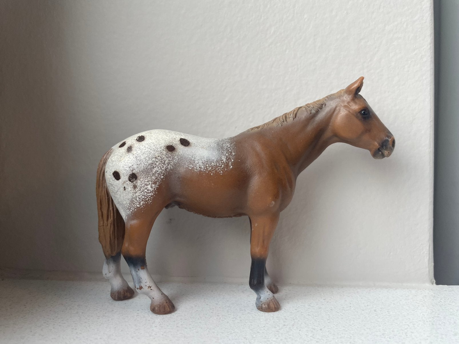 Schleich appaloosa, Ophalen of Verzenden, Zo goed als nieuw, Paard, Beeldje of Figuurtje