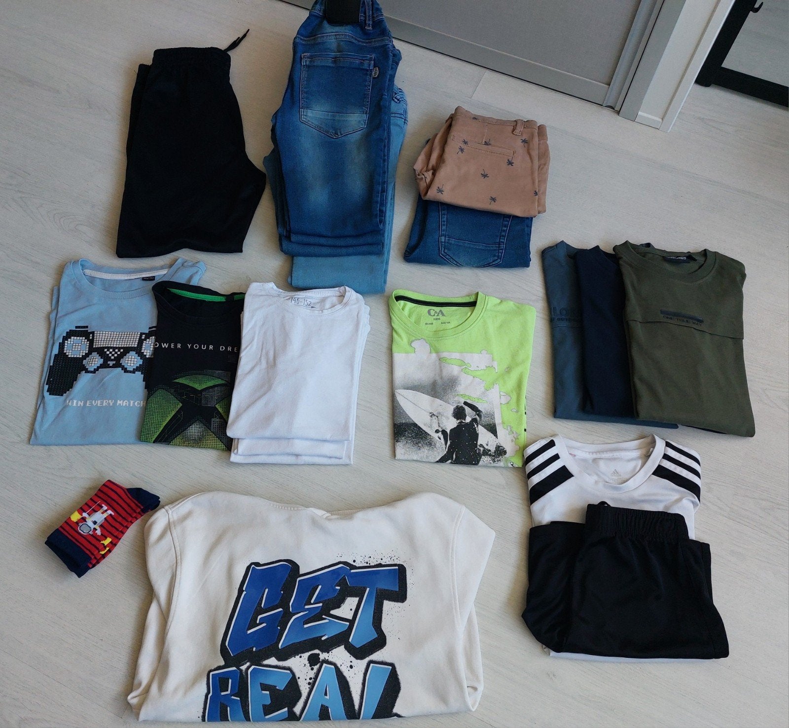 Jongenskledingpakket maat 134/140, 140, 146, 152, Ophalen, Gebruikt, Jongen