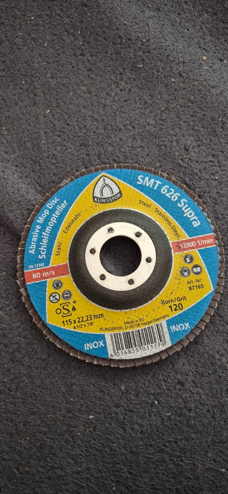 13 schuurschijven Klingspor SMT 626 Supra k120, Ophalen of Verzenden, Zo goed als nieuw, Minder dan 600 watt