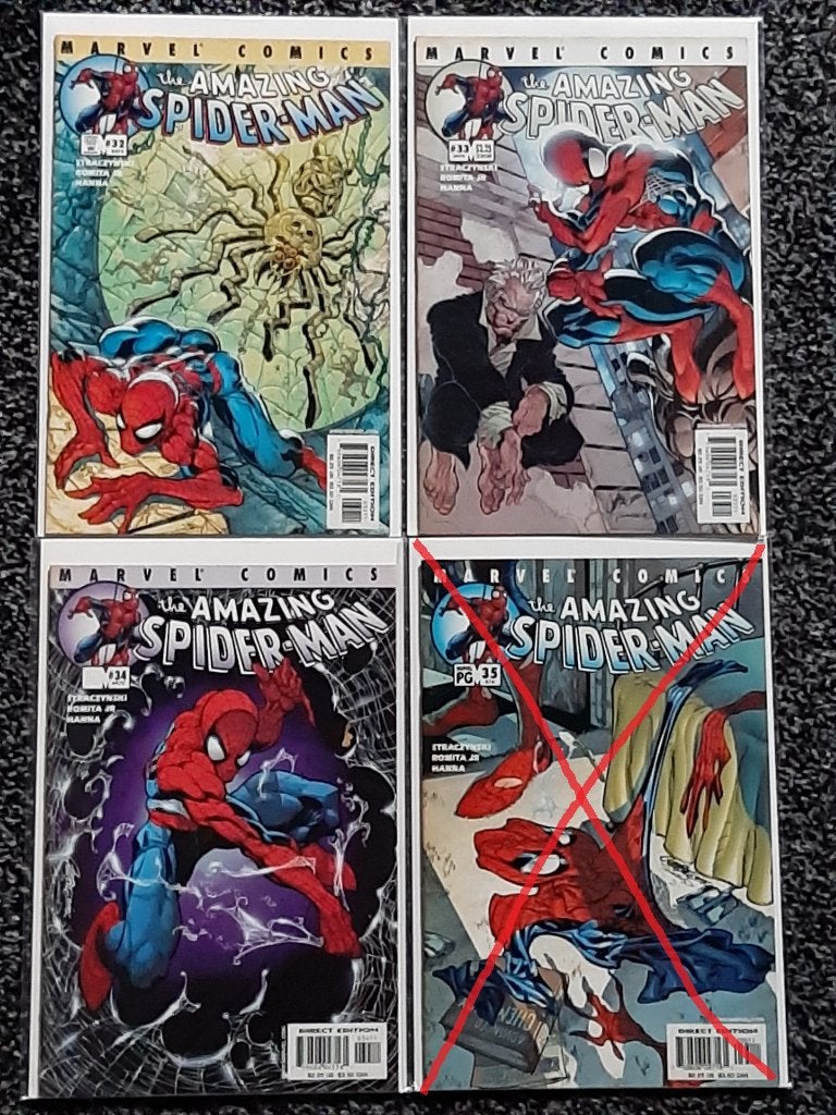 Amazing Spider-Man (1998 Marvel) # 32-34 (J. Scott Campbell), Boeken, Strips | Comics, Meerdere comics, Ophalen of Verzenden, Zo goed als nieuw