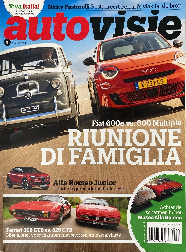 Autovisie Magazine - 25 april 2024 - Fiat, Ferrari, Alfa, Gelezen, Algemeen, Nicky Pastorelli, Ophalen of Verzenden
