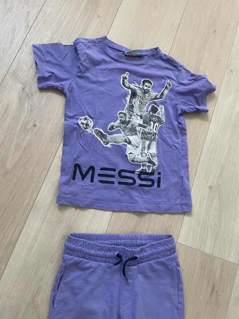 Messi kledingsetje maat 122/128, Ophalen, Gebruikt, Maat 128