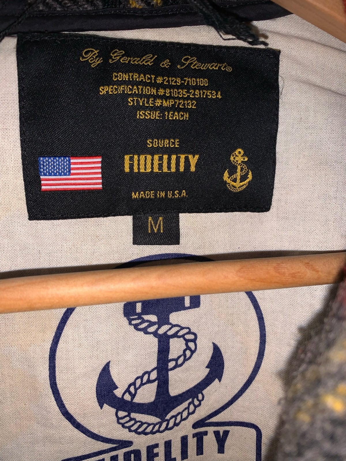Fidelity Duffle Coat Geruit Rood Zwart Grijs Maat M, Ophalen of Verzenden, Zo goed als nieuw, Rood