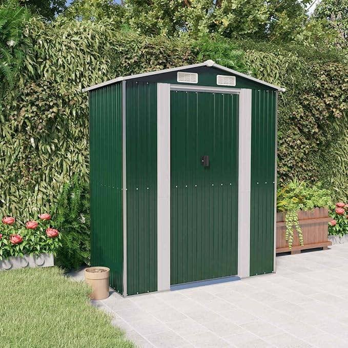 Gecheer Gereedschapsschuur groen, verzinkt staal NIEUW !!, Ophalen, ., Overige typen, Nieuw