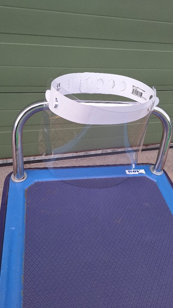 gelaatsscherm gelaatscherm spatscherm faceshield, Ophalen, Nieuw, Industriepark 2a 9351PA Leek, H.O.Albert Ale Slotema
