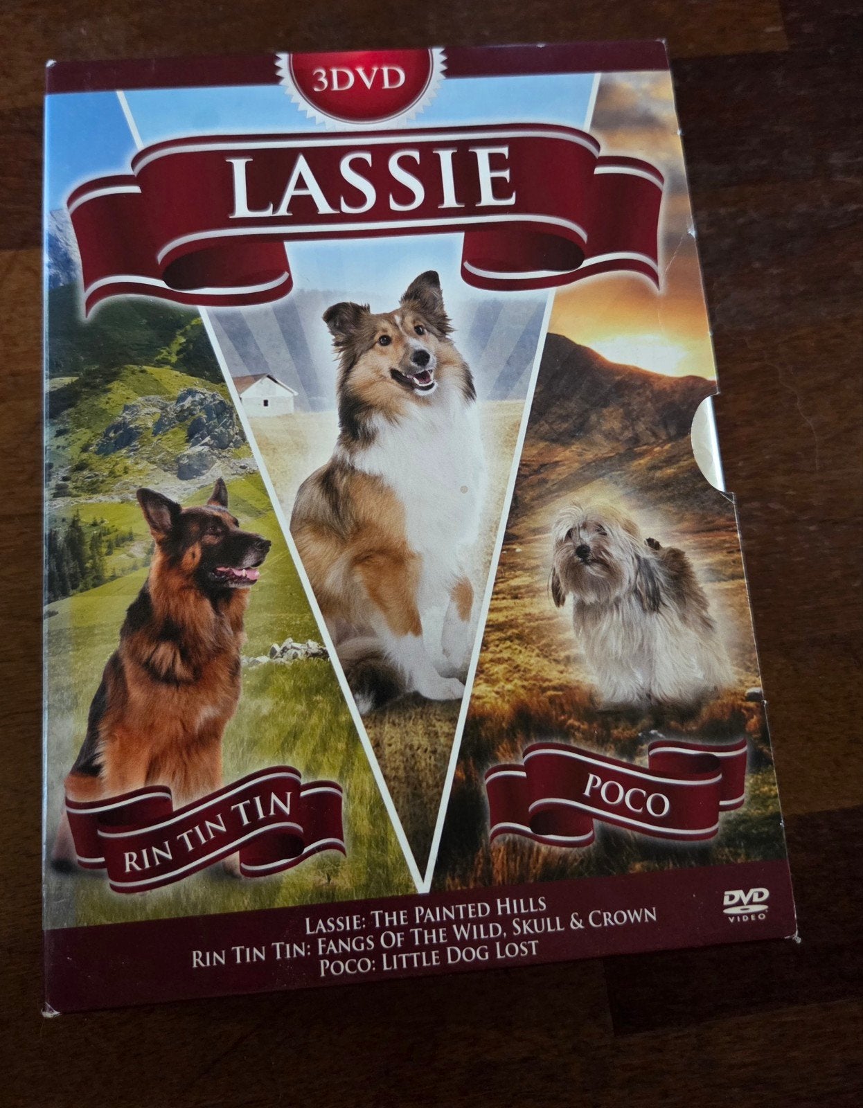 Lassie, Rin Tin Tin & Poco - 3 DVD Boxset, Ophalen of Verzenden, Zo goed als nieuw, Engels, Nederlands